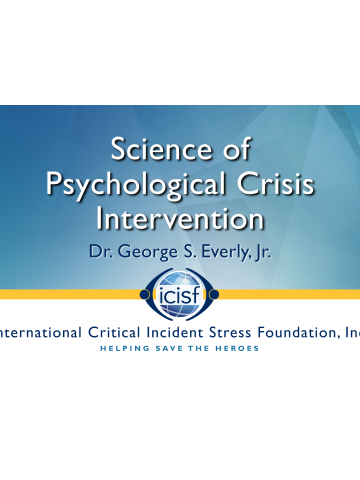 Cover of The Science of Psychological Crisis Intervention